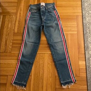 Revice Jeans with Red Striping on Side